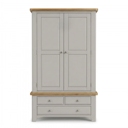 Leah Wardrobe Grey/Oak